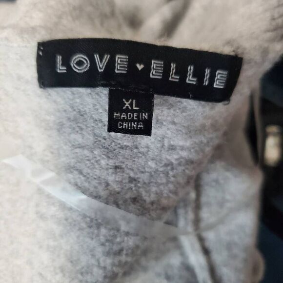 Love Ellie NWT Women's Gray open front cozy soft cardigan Size XL - Picture 4 of 6